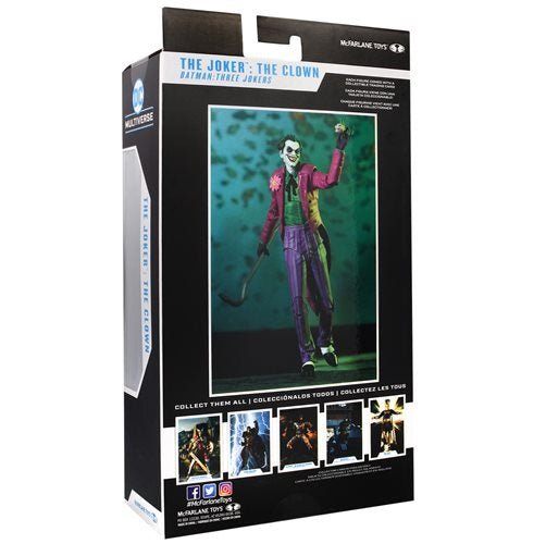 DC Multiverse Batman: Three Jokers Wave 1 The Joker: The Clown 7" Scale Action Figure - Create Marketplace