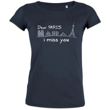 Dear Paris I Miss You Women's Organic Cotton Tee - Create Marketplace