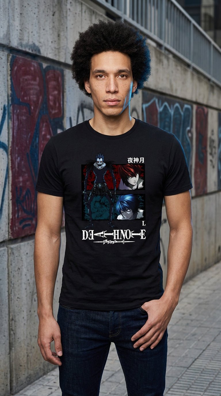 Death Note - Ryuk, Light & L T-Shirt - Create Marketplace