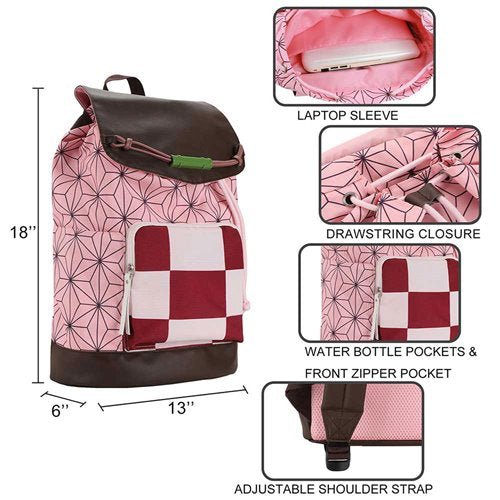 Demon Slayer Nezuko All-Over Print Slouch Backpack - Create Marketplace