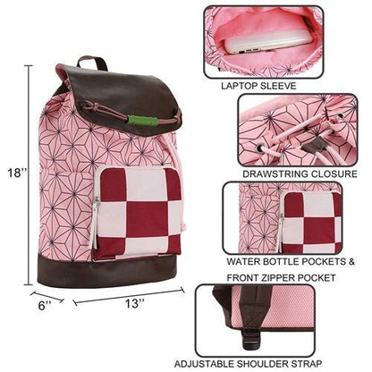 Demon Slayer Nezuko All-Over Print Slouch Backpack - Create Marketplace