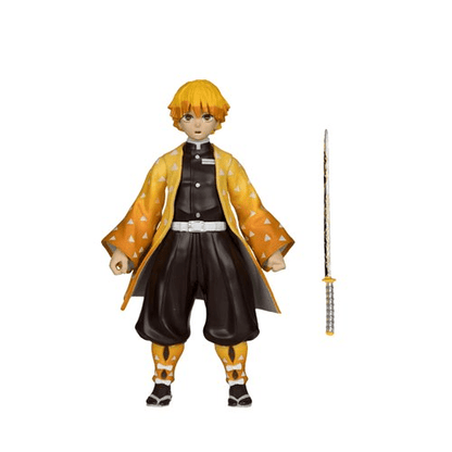 Demon Slayer Wave 4 Zenitsu Agatsuma Season 2 5-Inch Scale Action Figure - Create Marketplace