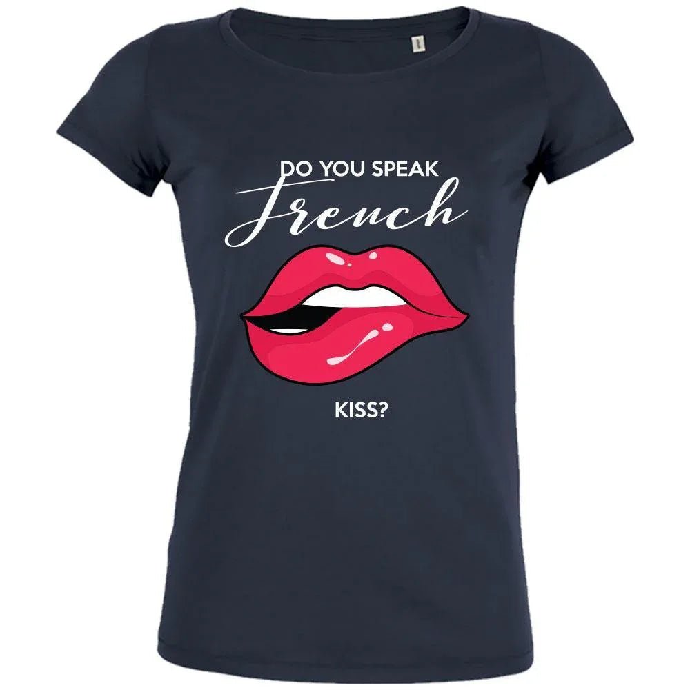 Do You Speak French Kiss Women's Organic Tee - Create Marketplace