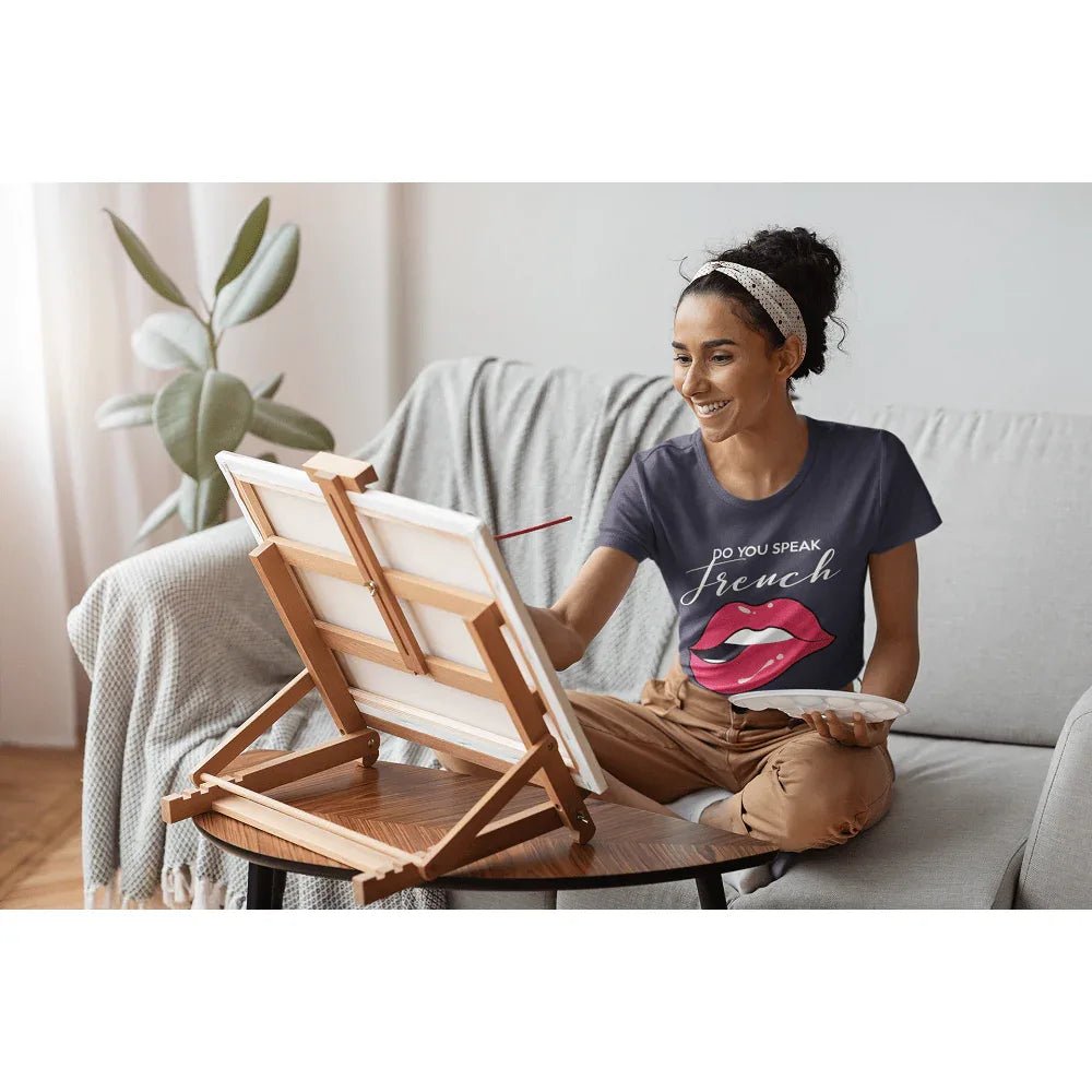 Do You Speak French Kiss Women's Organic Tee - Create Marketplace