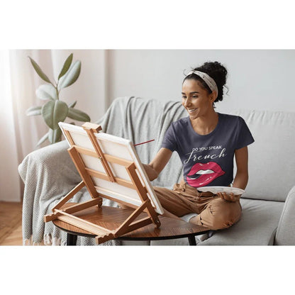 Do You Speak French Kiss Women's Organic Tee - Create Marketplace