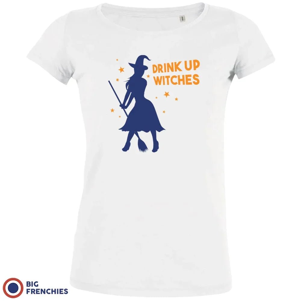 Drink Up Witches Halloween Women's Organic Cotton Tee - Create Marketplace