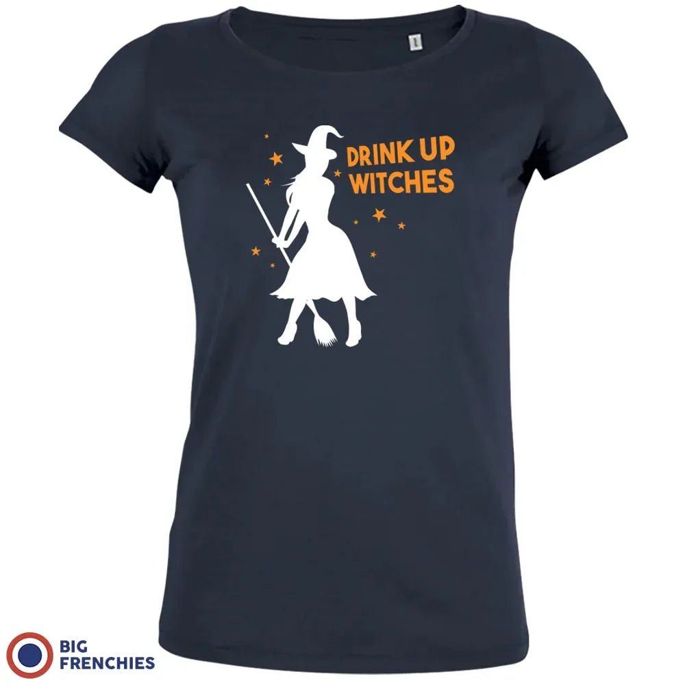 Drink Up Witches Halloween Women's Organic Cotton Tee - Create Marketplace