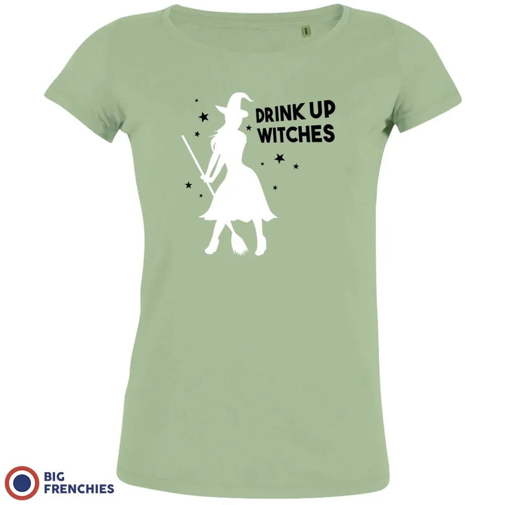 Drink Up Witches Halloween Women's Organic Cotton Tee - Create Marketplace