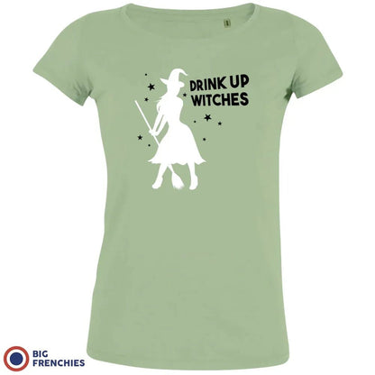 Drink Up Witches Halloween Women's Organic Cotton Tee - Create Marketplace