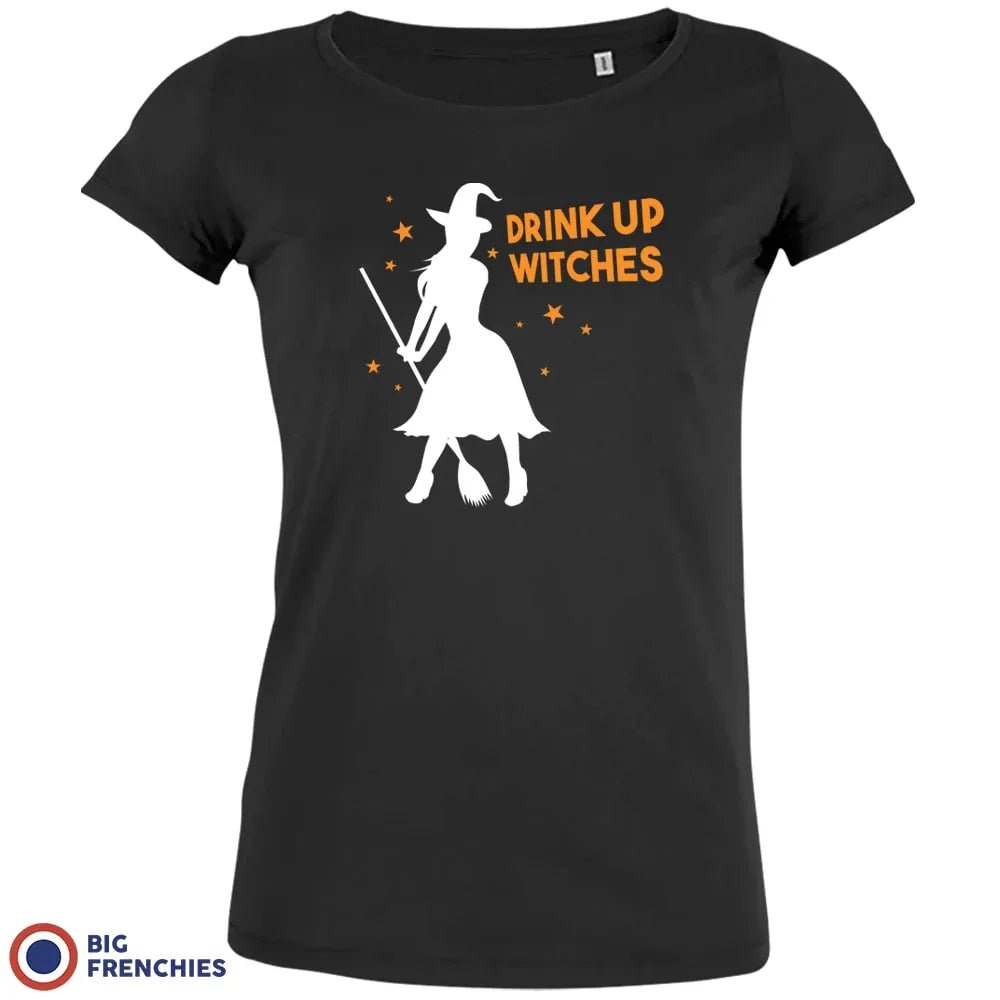 Drink Up Witches Halloween Women's Organic Cotton Tee - Create Marketplace