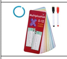Dry erase multiplication cards - Create Marketplace