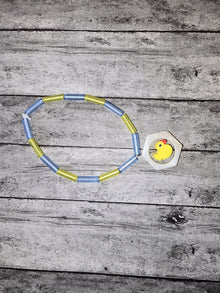 Duckie with mother of pearl Bracelet - made by kid Sam - Create Marketplace
