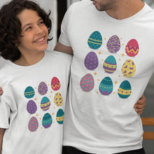 Easter Eggs Dad and Child Organic Cotton T-Shirts Family Set (Set of 2) - Create Marketplace