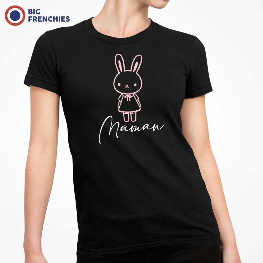 Easter Maman Lapin Wishes Women's Organic Cotton Tee - Create Marketplace