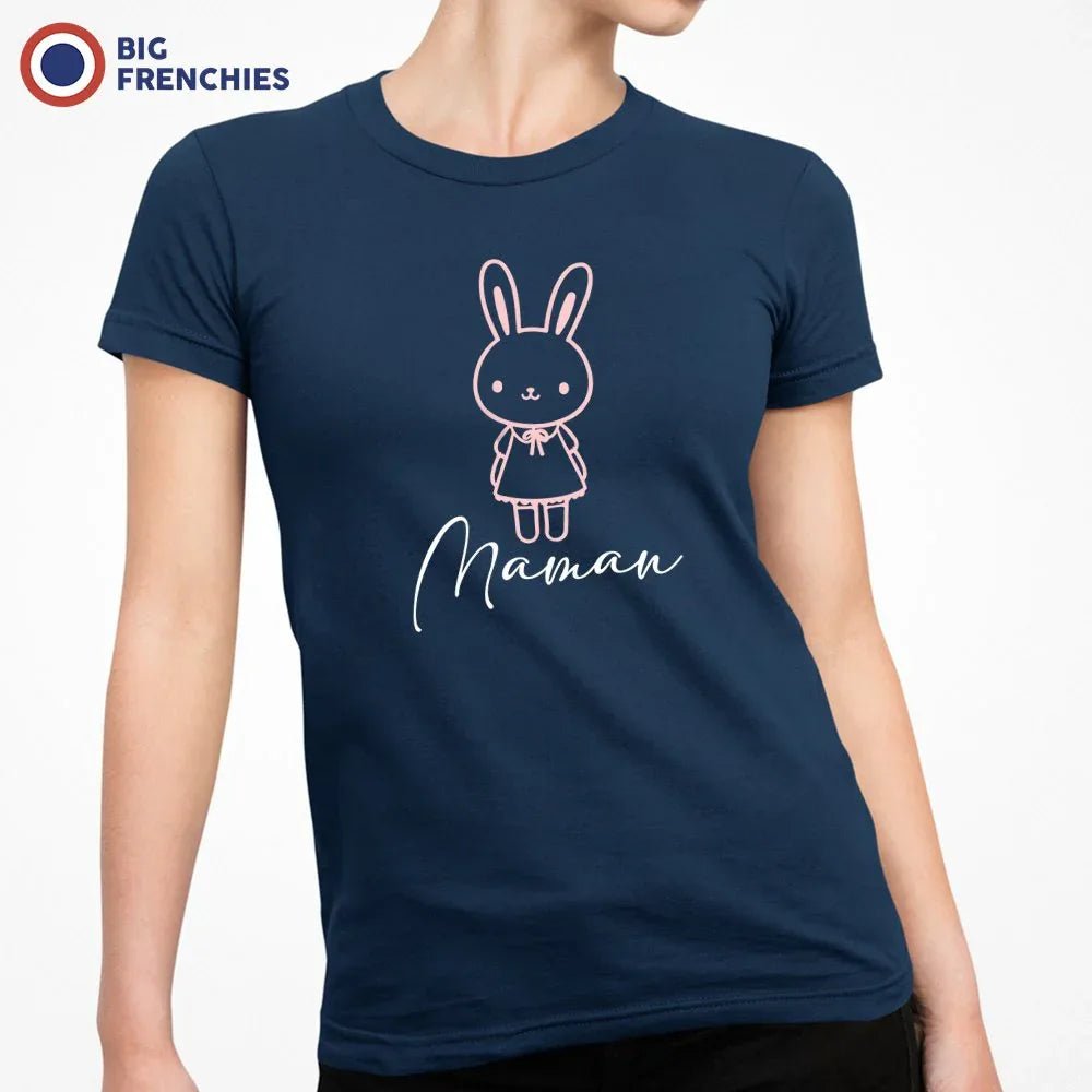 Easter Maman Lapin Wishes Women's Organic Cotton Tee - Create Marketplace