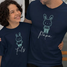 Easter Papa Fils Dad and Child Organic Cotton T-Shirts Family Set (Set of 2) - Create Marketplace