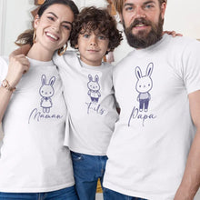 Easter Papa Maman Fils Matching Organic Cotton T-Shirts Family Set (Set of 3) - Create Marketplace