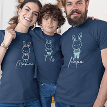 Easter Papa Maman Fils Matching Organic Cotton T-Shirts Family Set (Set of 3) - Create Marketplace