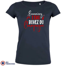 Economisez L'eau Buvez Du Champagne Women's Organic Cotton Tee - Create Marketplace