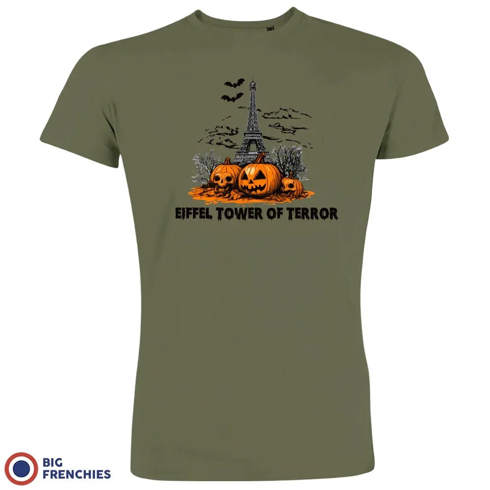 Eiffel Tower Of Terror Halloween Men's Organic Cotton Tee - Create Marketplace