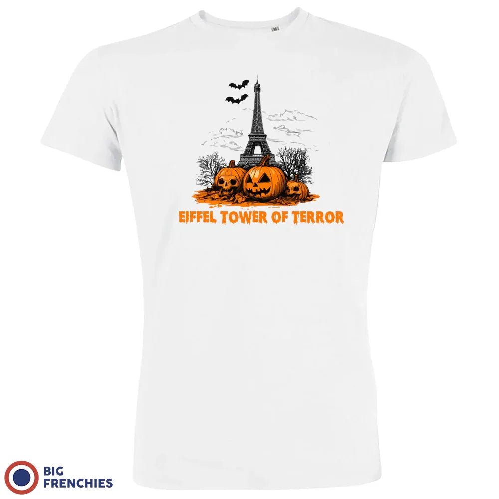 Eiffel Tower Of Terror Halloween Men's Organic Cotton Tee - Create Marketplace