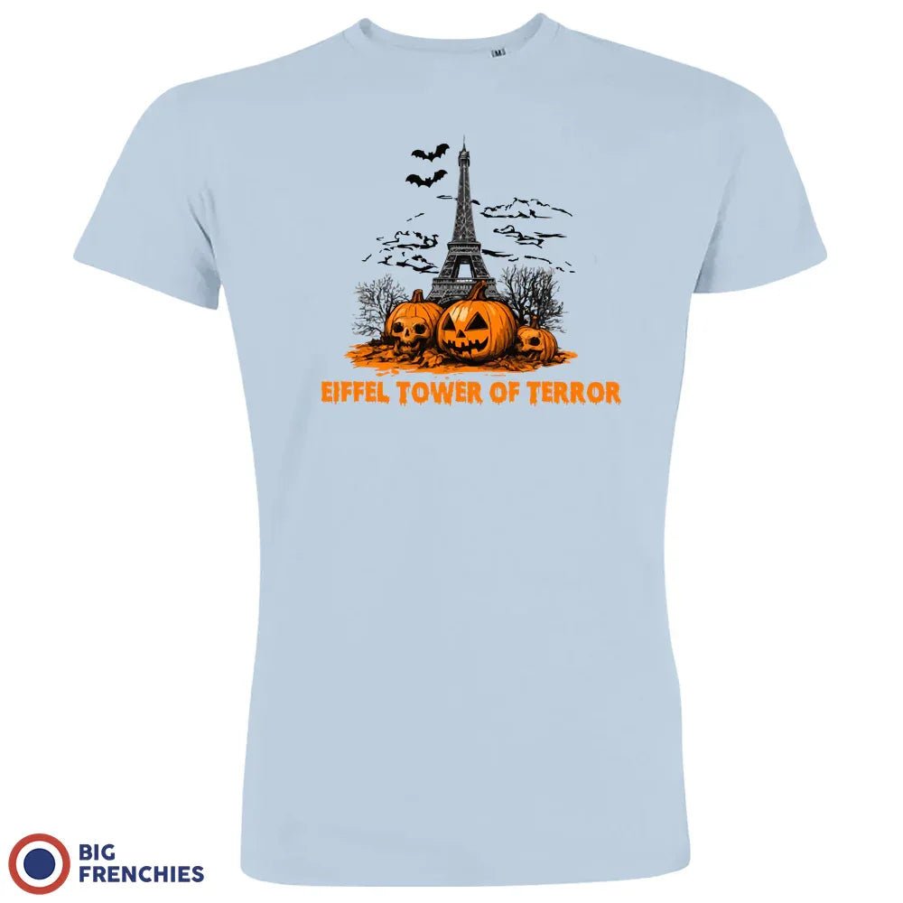 Eiffel Tower Of Terror Halloween Men's Organic Cotton Tee - Create Marketplace