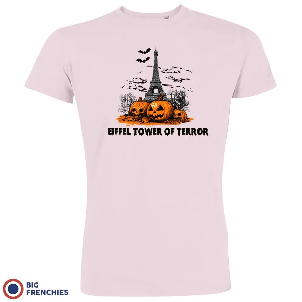 Eiffel Tower Of Terror Halloween Men's Organic Cotton Tee - Create Marketplace