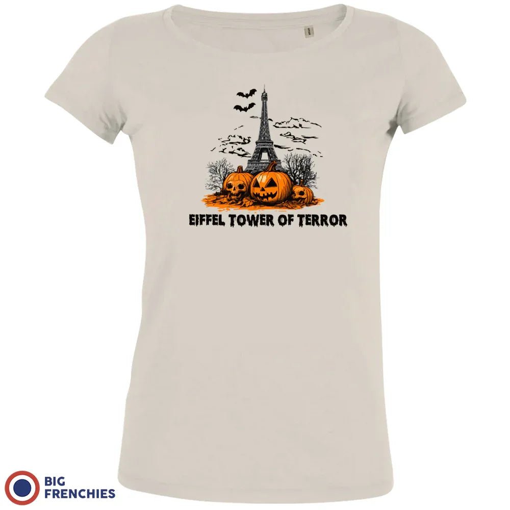 Eiffel Tower Of Terror Halloween Women's Organic Cotton Tee - Create Marketplace