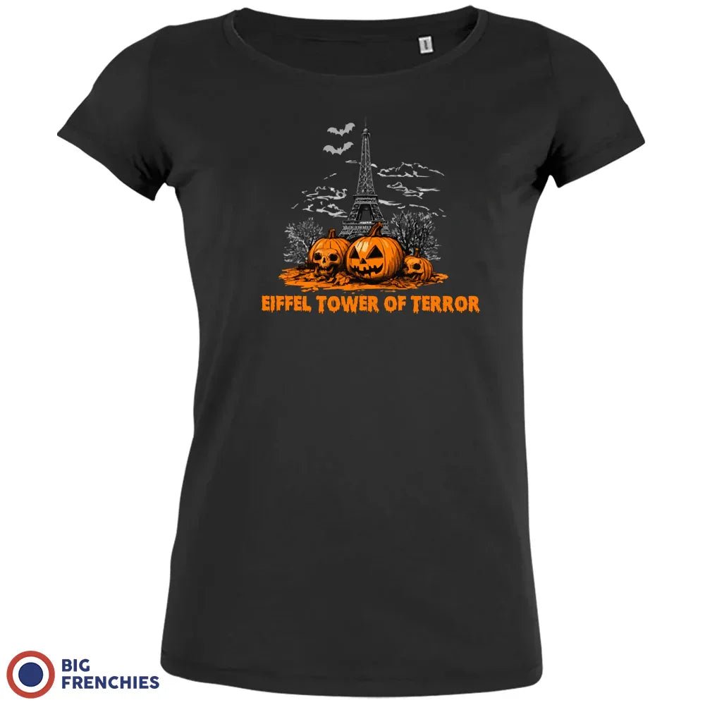 Eiffel Tower Of Terror Halloween Women's Organic Cotton Tee - Create Marketplace