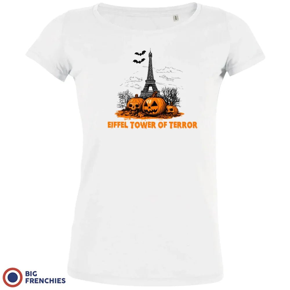 Eiffel Tower Of Terror Halloween Women's Organic Cotton Tee - Create Marketplace