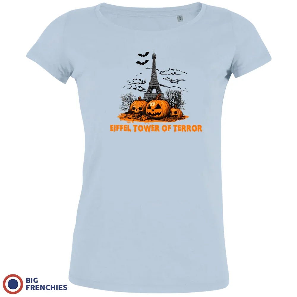 Eiffel Tower Of Terror Halloween Women's Organic Cotton Tee - Create Marketplace