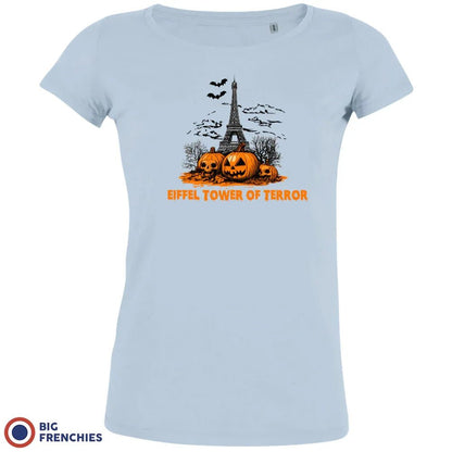 Eiffel Tower Of Terror Halloween Women's Organic Cotton Tee - Create Marketplace