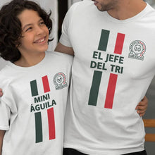 EL Jefe Del Tri, Mini Águila Dad and Child Organic Cotton T-Shirts Family Set (Set of 2) - Create Marketplace
