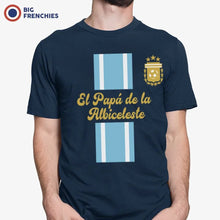 El Papá De La Albiceleste Soccer Men's Organic Cotton Tee - Create Marketplace