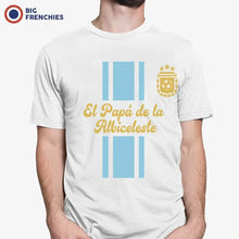 El Papá De La Albiceleste Soccer Men's Organic Cotton Tee - Create Marketplace