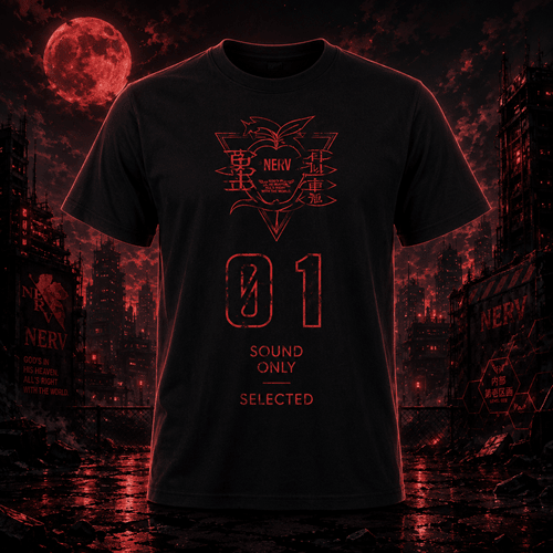 Evangelion Zeele Sound Only Distressed T-Shirt - Create Marketplace