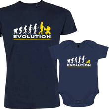 Evolution Dad and Child Matching Organic Cotton Outfit - Create Marketplace