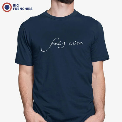 Fais Avec Men's Organic Cotton Tee - Create Marketplace