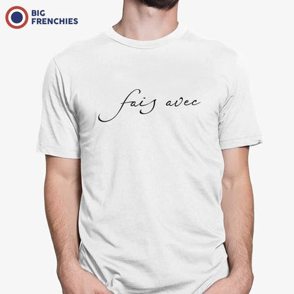 Fais Avec Men's Organic Cotton Tee - Create Marketplace