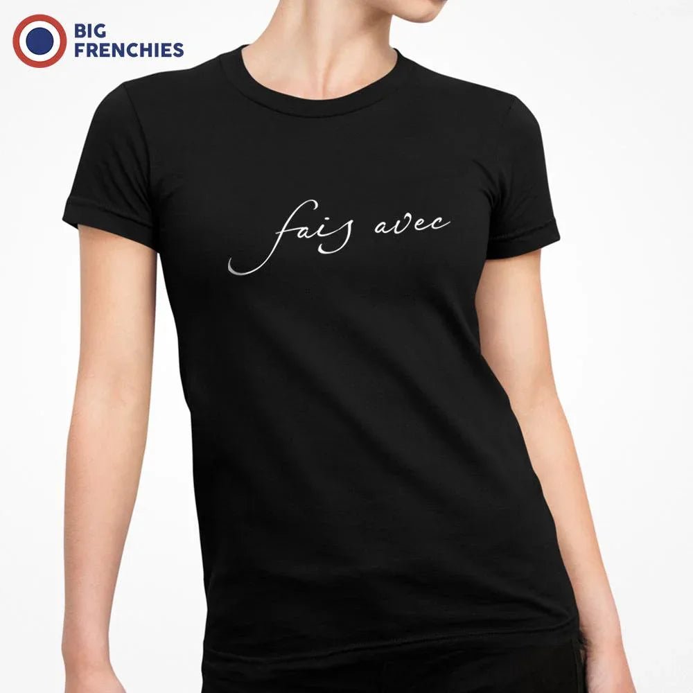 Fais Avec Women's Organic Cotton Tee - Create Marketplace