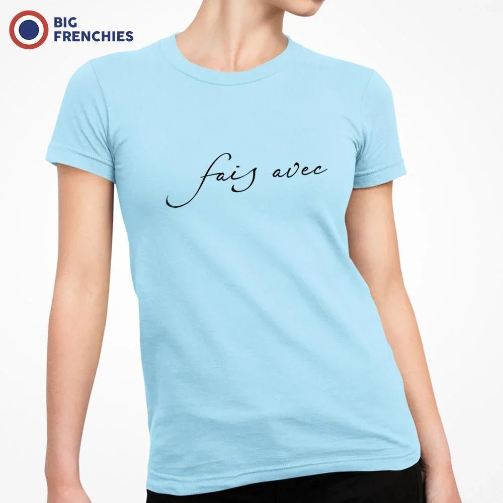 Fais Avec Women's Organic Cotton Tee - Create Marketplace