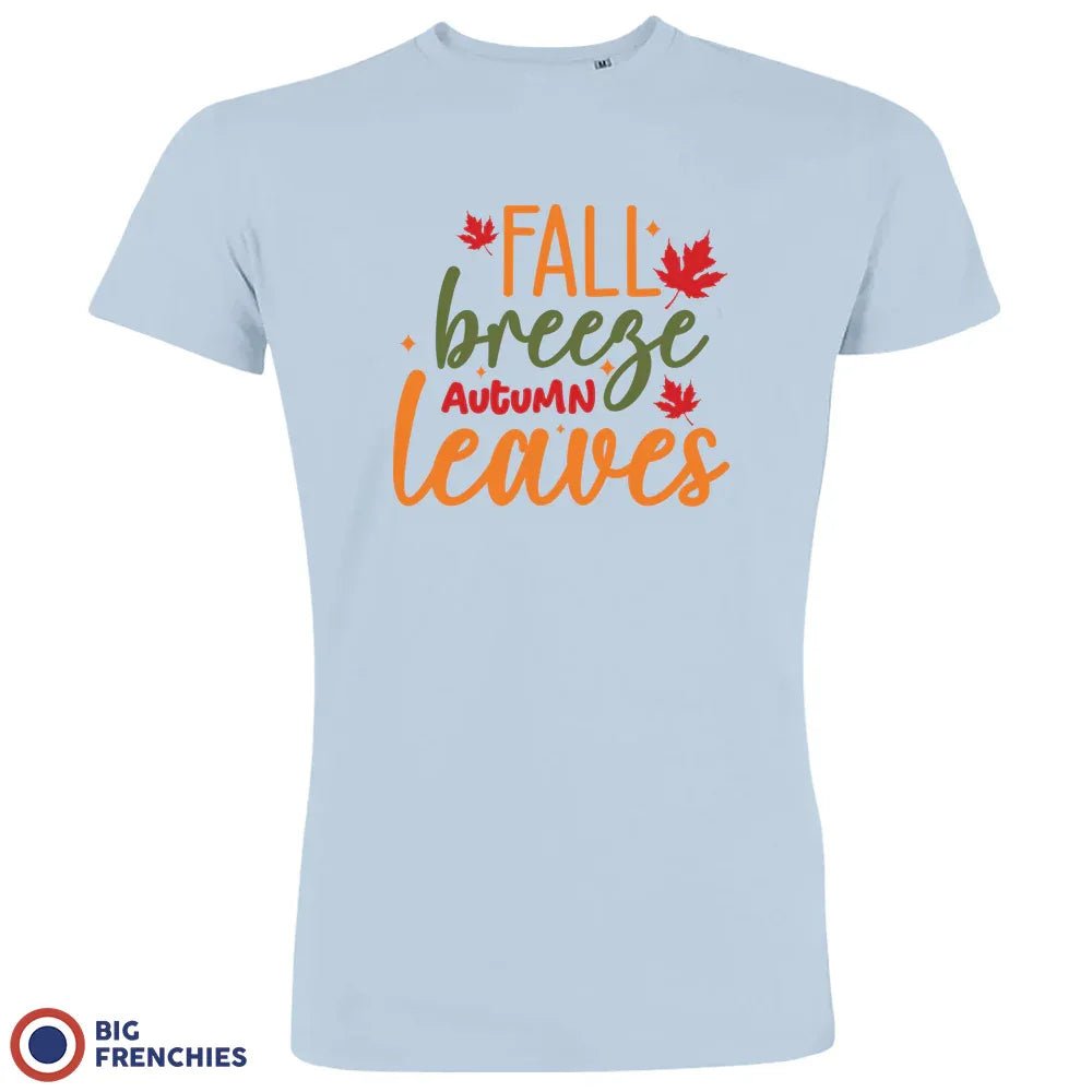 Fall Breeze Autumn Leaves Men's Organic Cotton Tee - Create Marketplace