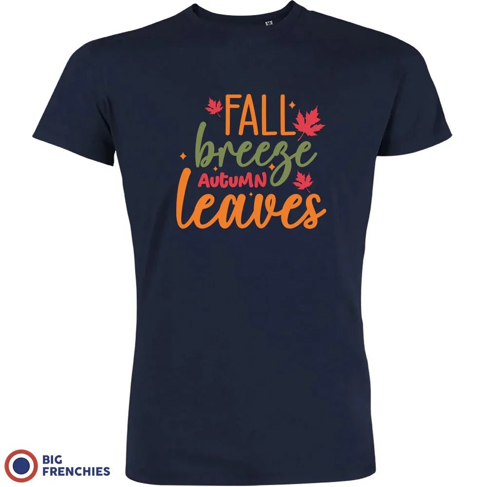 Fall Breeze Autumn Leaves Men's Organic Cotton Tee - Create Marketplace