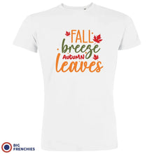 Fall Breeze Autumn Leaves Men's Organic Cotton Tee - Create Marketplace
