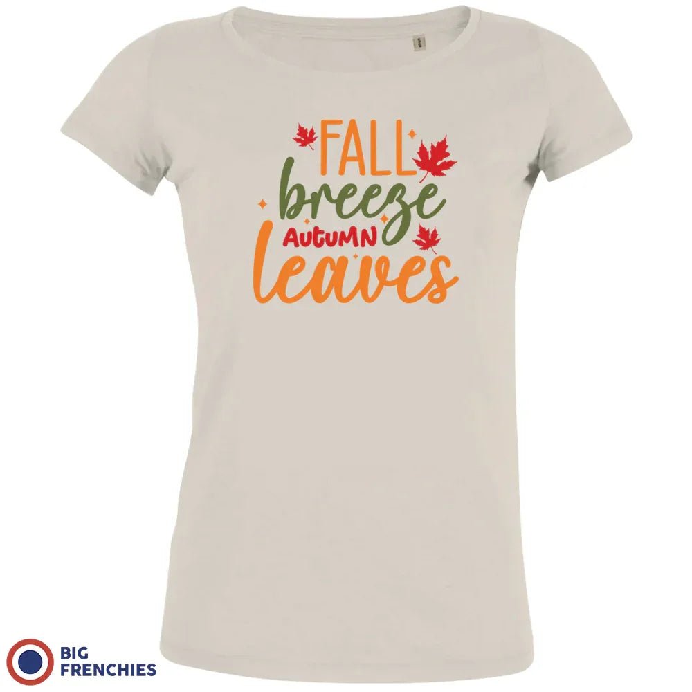 Fall Breeze Autumn Leaves Women's Organic Cotton Tee - Create Marketplace