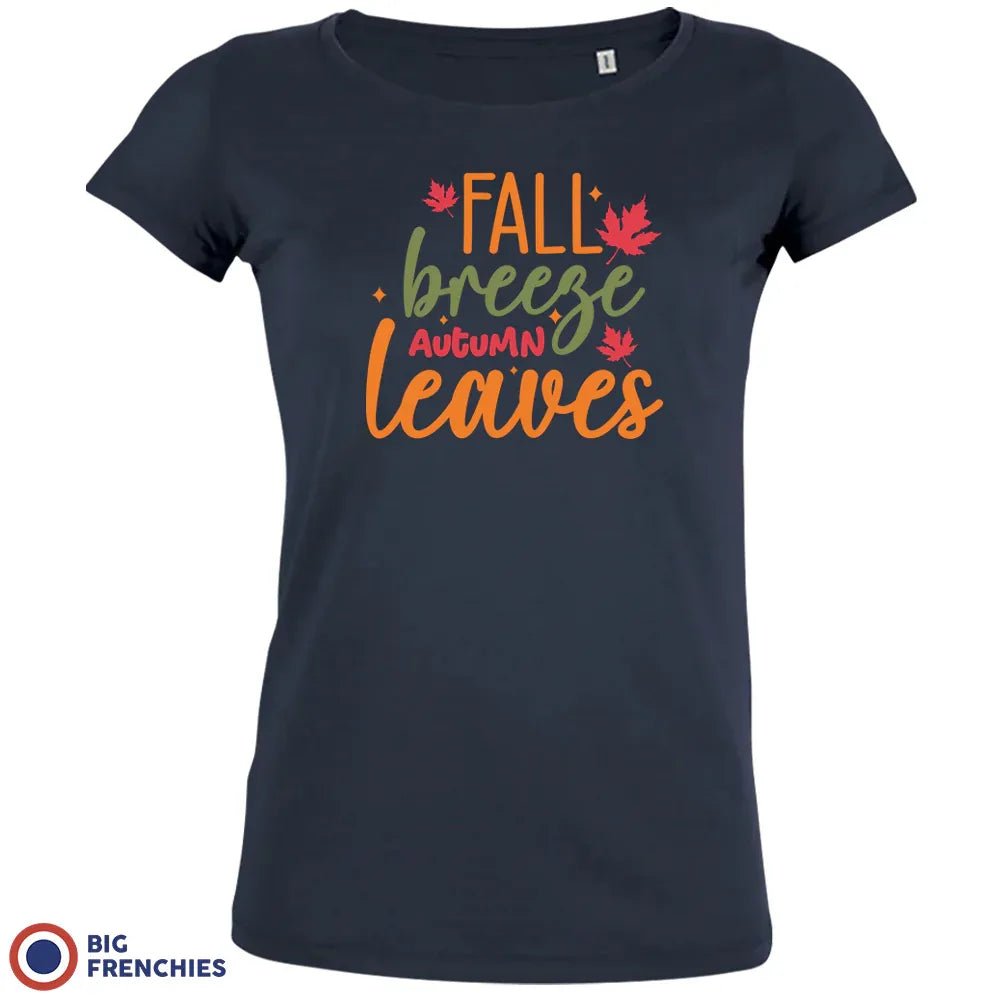 Fall Breeze Autumn Leaves Women's Organic Cotton Tee - Create Marketplace
