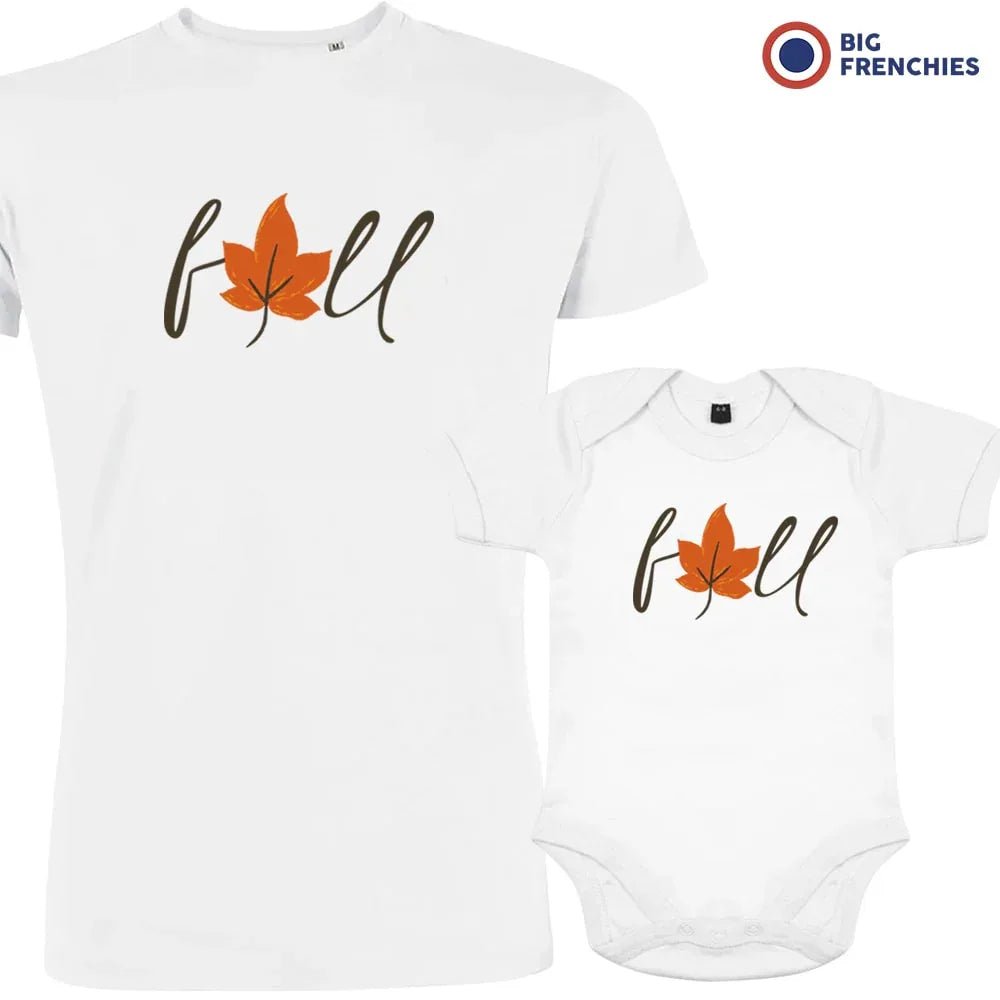Fall Dad and Child Organic Cotton family Set (Set of 2) - Create Marketplace