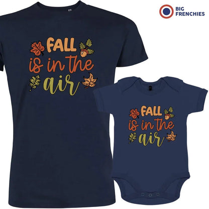 Fall is In The Air Dad and Child Organic Cotton family Set (Set of 2) - Create Marketplace