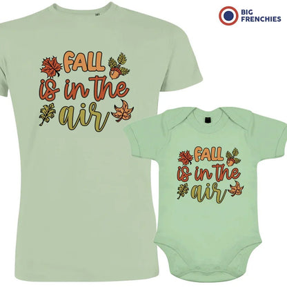 Fall is In The Air Dad and Child Organic Cotton family Set (Set of 2) - Create Marketplace