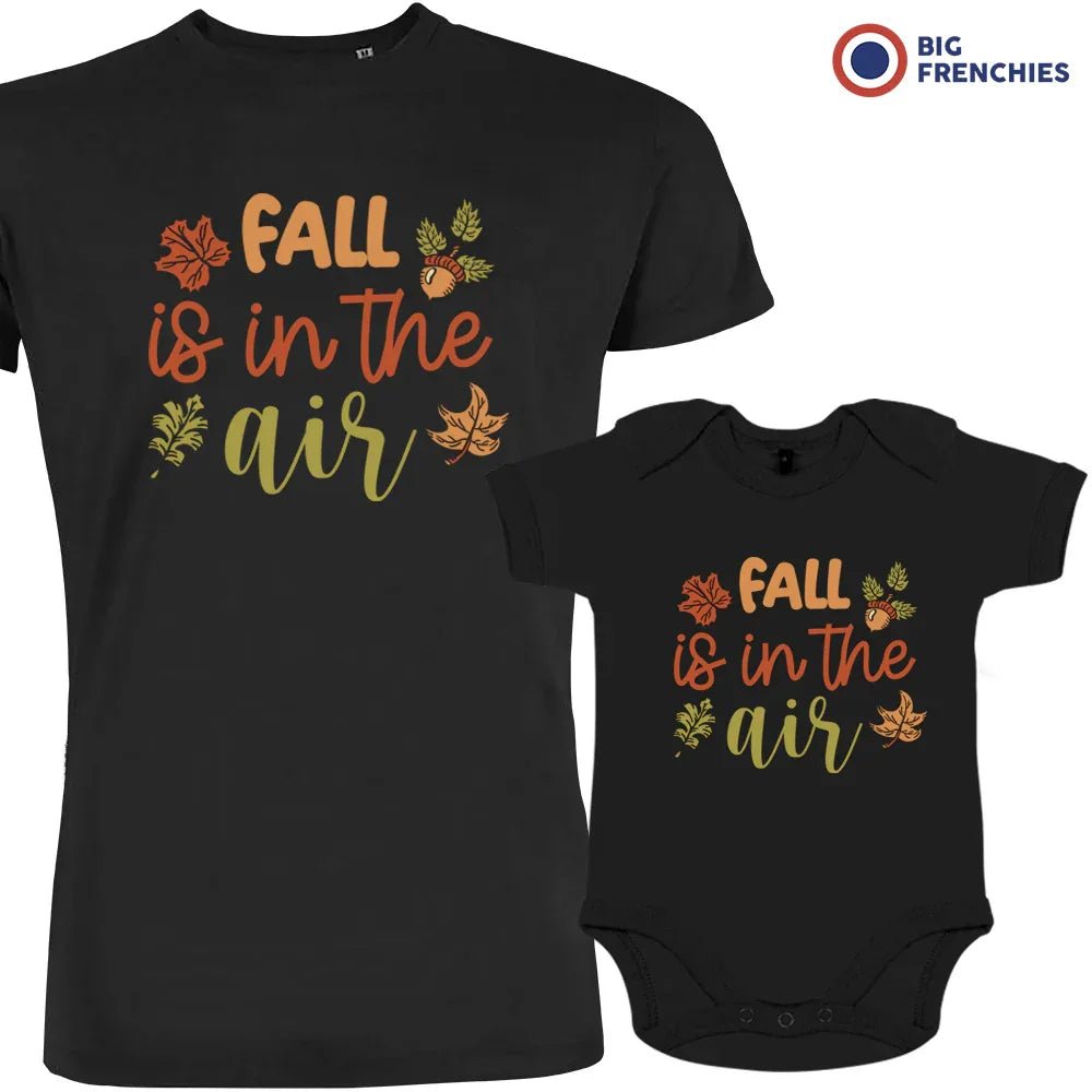 Fall is In The Air Dad and Child Organic Cotton family Set (Set of 2) - Create Marketplace
